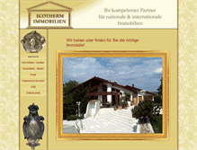 Tablet Screenshot of ecotherm-immobilien.de